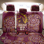 Brisbane Rugby NRL Custom Indigenous Back Car Seat Cover The Mighty Broncos - Aussie Hoodie