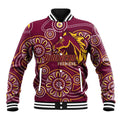 Brisbane Rugby NRL Custom Indigenous Baseball Jacket The Mighty Broncos - Aussie Hoodie