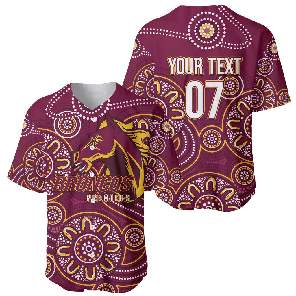 Brisbane Rugby NRL Custom Indigenous Baseball Jersey The Mighty Broncos - Aussie Hoodie