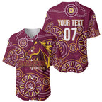 Brisbane Rugby NRL Custom Indigenous Baseball Jersey The Mighty Broncos - Aussie Hoodie