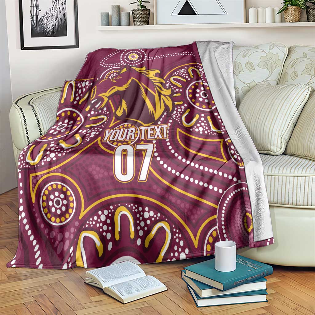 Brisbane Rugby NRL Custom Indigenous Blanket The Mighty Broncos - Aussie Hoodie