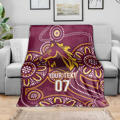 Brisbane Rugby NRL Custom Indigenous Blanket The Mighty Broncos - Aussie Hoodie