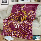 Brisbane Rugby NRL Custom Indigenous Blanket The Mighty Broncos - Aussie Hoodie