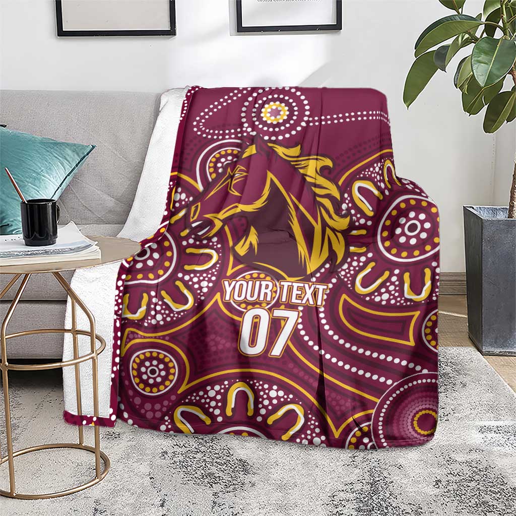 Brisbane Rugby NRL Custom Indigenous Blanket The Mighty Broncos - Aussie Hoodie