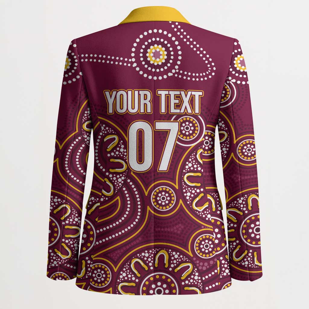 Brisbane Rugby NRL Custom Indigenous Blazer The Mighty Broncos - Aussie Hoodie