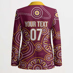 Brisbane Rugby NRL Custom Indigenous Blazer The Mighty Broncos - Aussie Hoodie