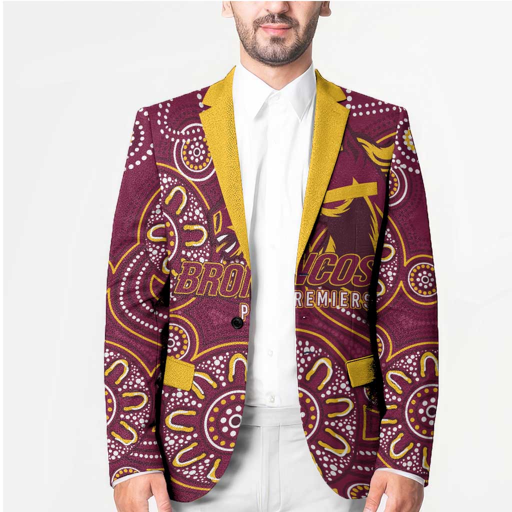 Brisbane Rugby NRL Custom Indigenous Blazer The Mighty Broncos - Aussie Hoodie
