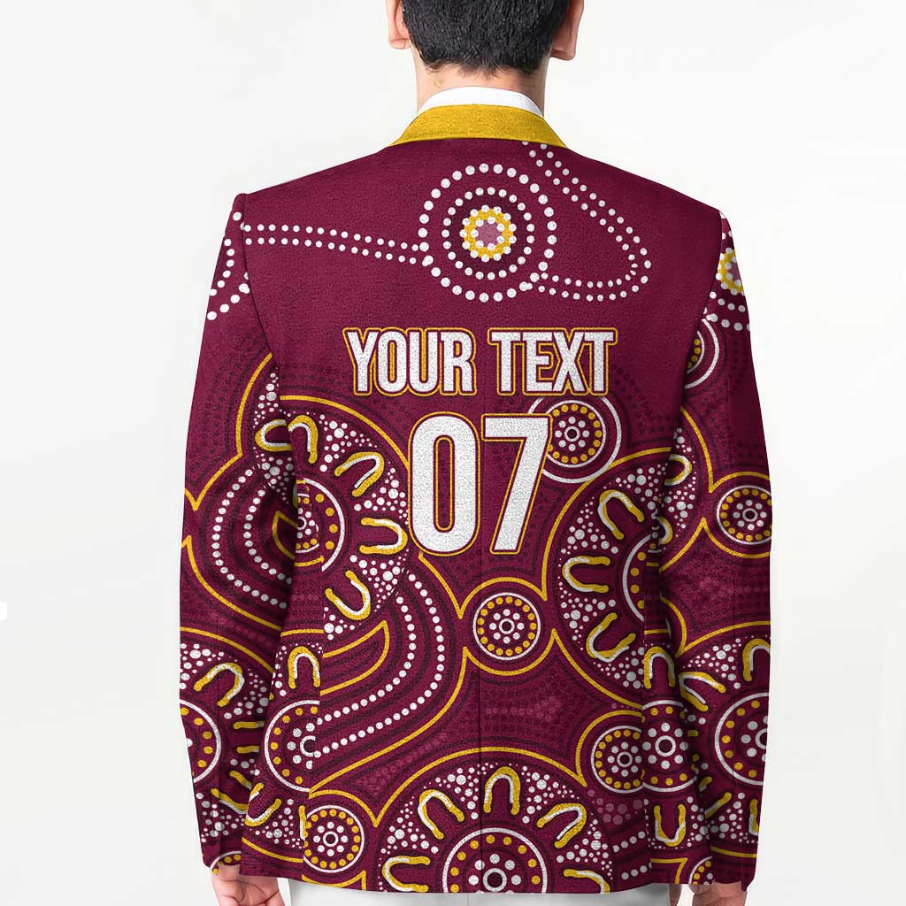 Brisbane Rugby NRL Custom Indigenous Blazer The Mighty Broncos - Aussie Hoodie