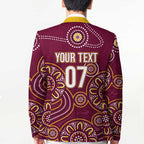 Brisbane Rugby NRL Custom Indigenous Blazer The Mighty Broncos - Aussie Hoodie