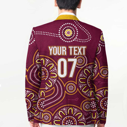 Brisbane Rugby NRL Custom Indigenous Blazer The Mighty Broncos - Aussie Hoodie