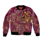 Brisbane Rugby NRL Custom Indigenous Bomber Jacket The Mighty Broncos - Aussie Hoodie