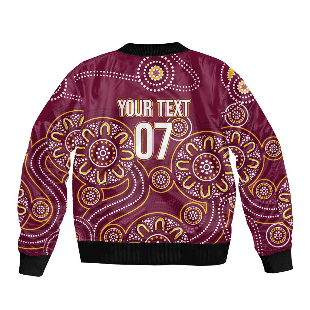 Brisbane Rugby NRL Custom Indigenous Bomber Jacket The Mighty Broncos - Aussie Hoodie