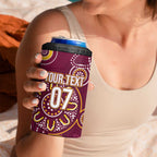 Brisbane Rugby NRL Custom Indigenous 4 in 1 Can Cooler Tumbler The Mighty Broncos - Aussie Hoodie
