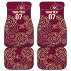 Brisbane Rugby NRL Custom Indigenous Car Mats The Mighty Broncos - Aussie Hoodie