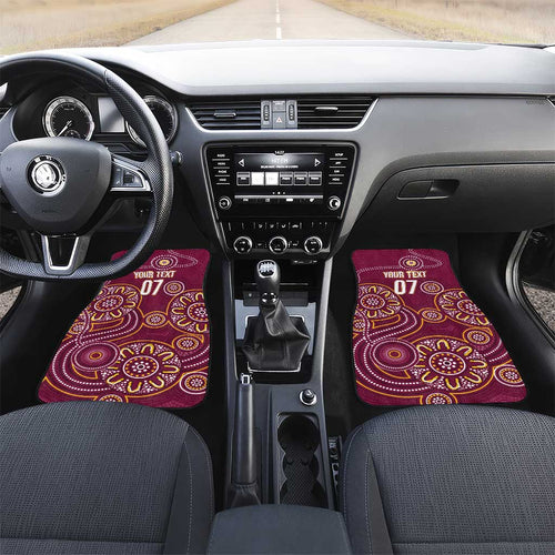 Brisbane Rugby NRL Custom Indigenous Car Mats The Mighty Broncos - Aussie Hoodie