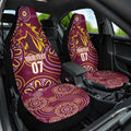 Brisbane Rugby NRL Custom Indigenous Car Seat Cover The Mighty Broncos - Aussie Hoodie
