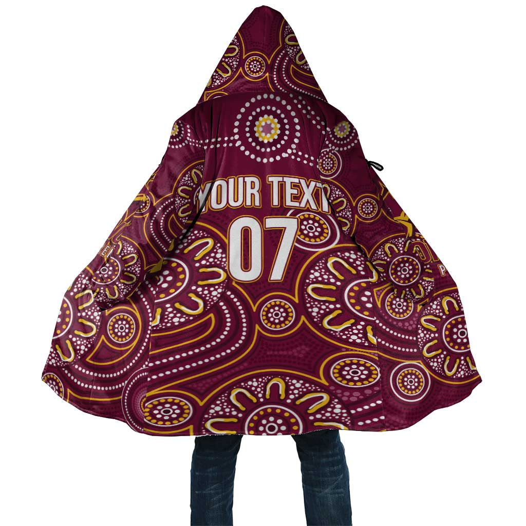 Brisbane Rugby NRL Custom Indigenous Cloak The Mighty Broncos - Aussie Hoodie