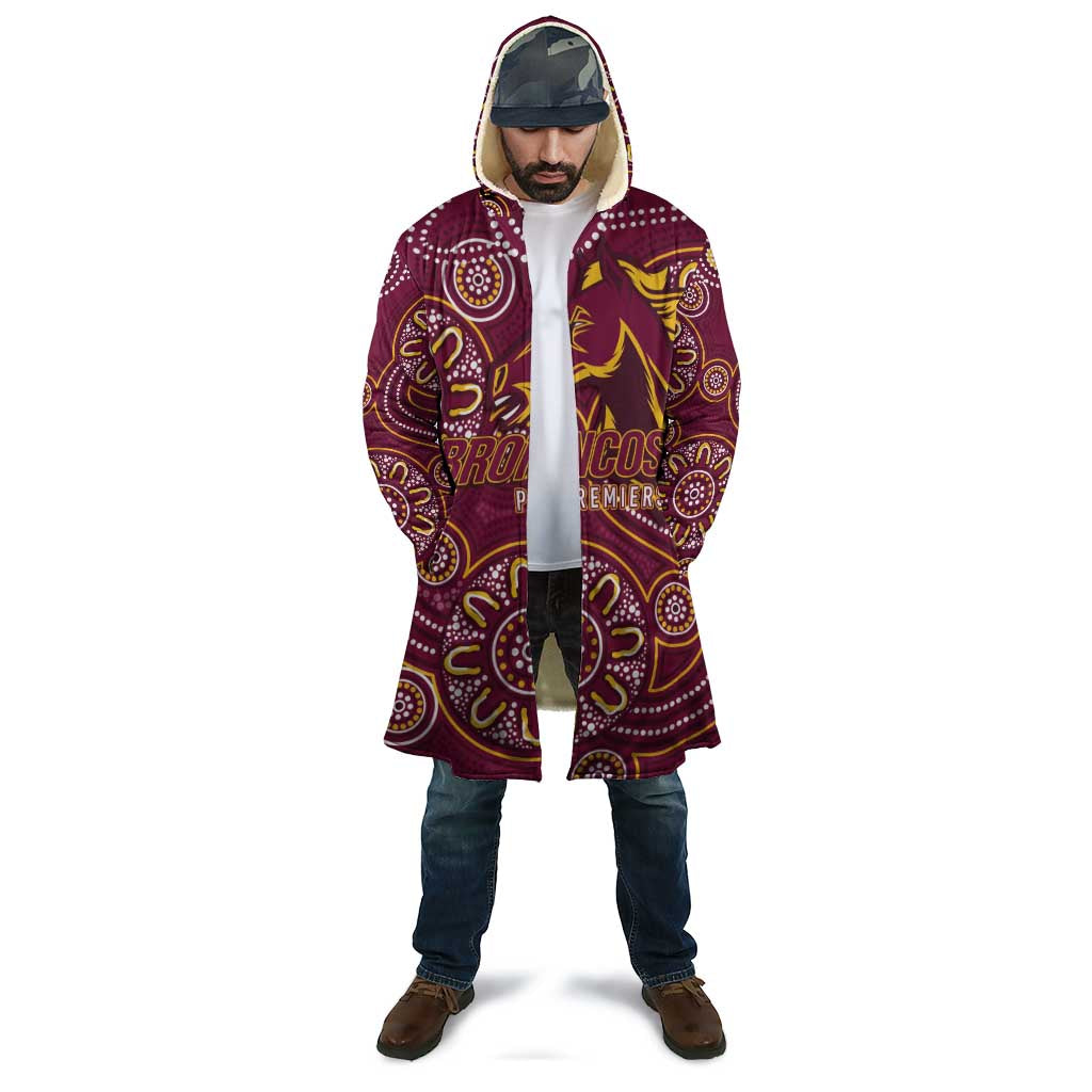 Brisbane Rugby NRL Custom Indigenous Cloak The Mighty Broncos - Aussie Hoodie