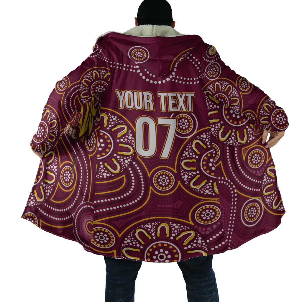 Brisbane Rugby NRL Custom Indigenous Cloak The Mighty Broncos - Aussie Hoodie