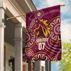 Brisbane Rugby NRL Custom Indigenous Garden Flag The Mighty Broncos - Aussie Hoodie