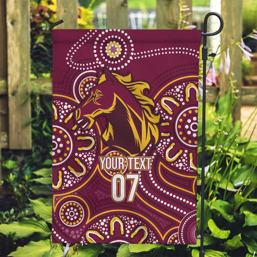 Brisbane Rugby NRL Custom Indigenous Garden Flag The Mighty Broncos - Aussie Hoodie