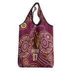 Brisbane Rugby NRL Custom Indigenous Grocery Bag The Mighty Broncos - Aussie Hoodie