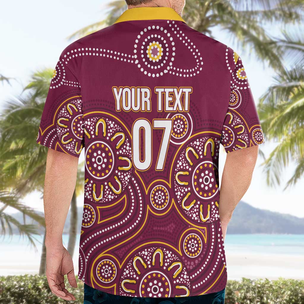 Brisbane Rugby NRL Custom Indigenous Hawaiian Shirt The Mighty Broncos - Aussie Hoodie