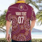 Brisbane Rugby NRL Custom Indigenous Hawaiian Shirt The Mighty Broncos - Aussie Hoodie