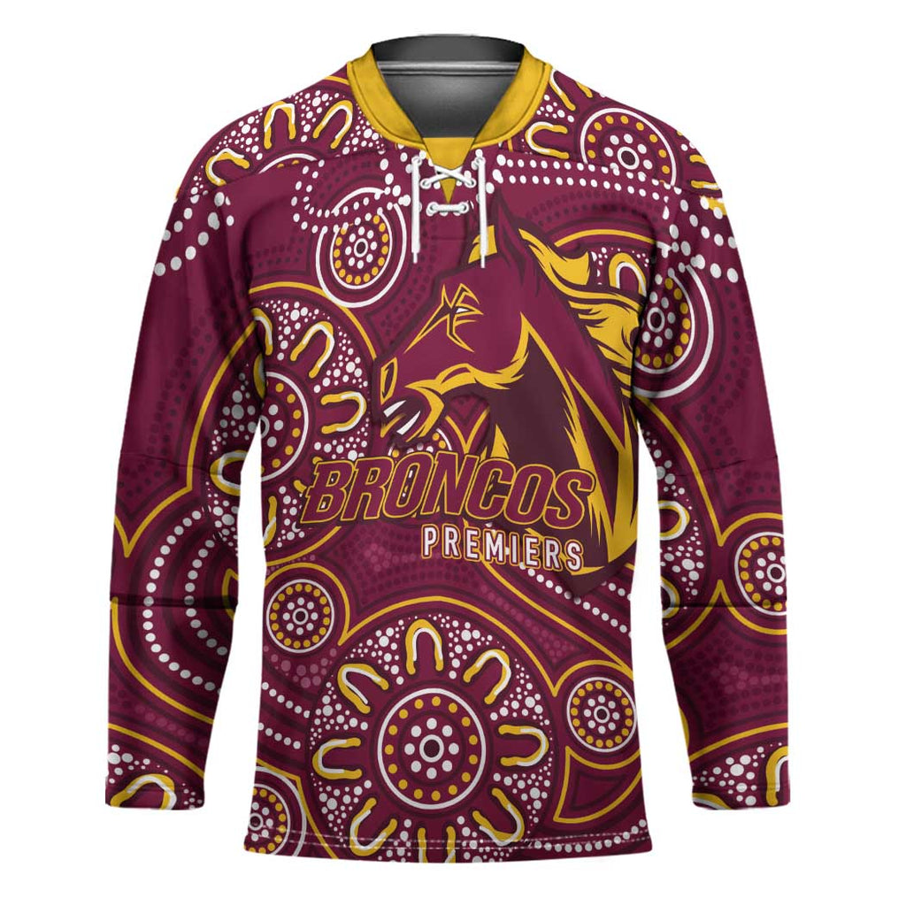 Brisbane Rugby NRL Custom Indigenous Hockey Jersey The Mighty Broncos - Aussie Hoodie