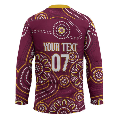 Brisbane Rugby NRL Custom Indigenous Hockey Jersey The Mighty Broncos - Aussie Hoodie