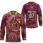 Brisbane Rugby NRL Custom Indigenous Hockey Jersey The Mighty Broncos - Aussie Hoodie