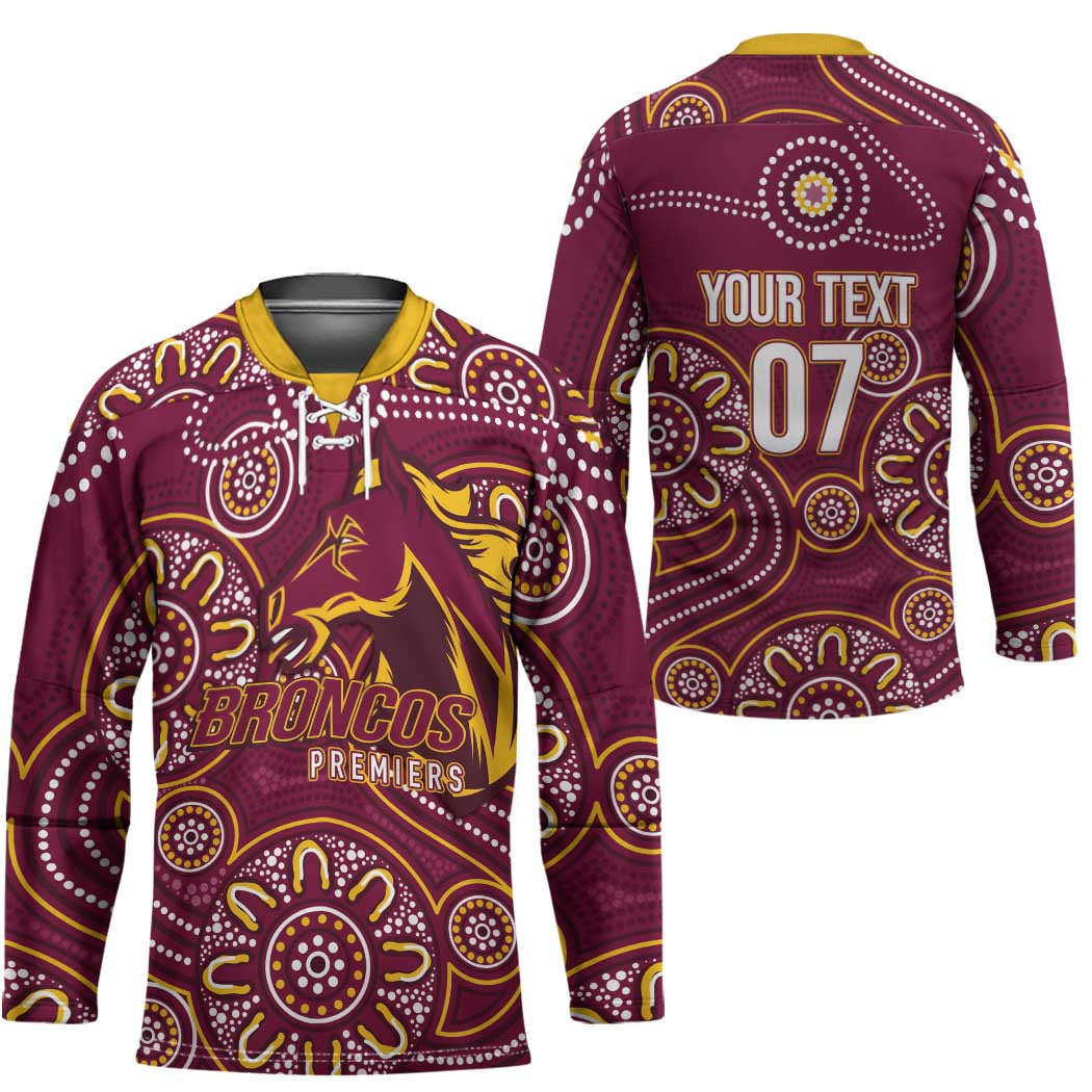 Brisbane Rugby NRL Custom Indigenous Hockey Jersey The Mighty Broncos - Aussie Hoodie