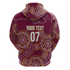Brisbane Rugby NRL Custom Indigenous Hoodie The Mighty Broncos - Aussie Hoodie