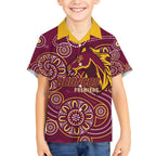 Brisbane Rugby NRL Custom Indigenous Kid Hawaiian Shirt The Mighty Broncos - Aussie Hoodie