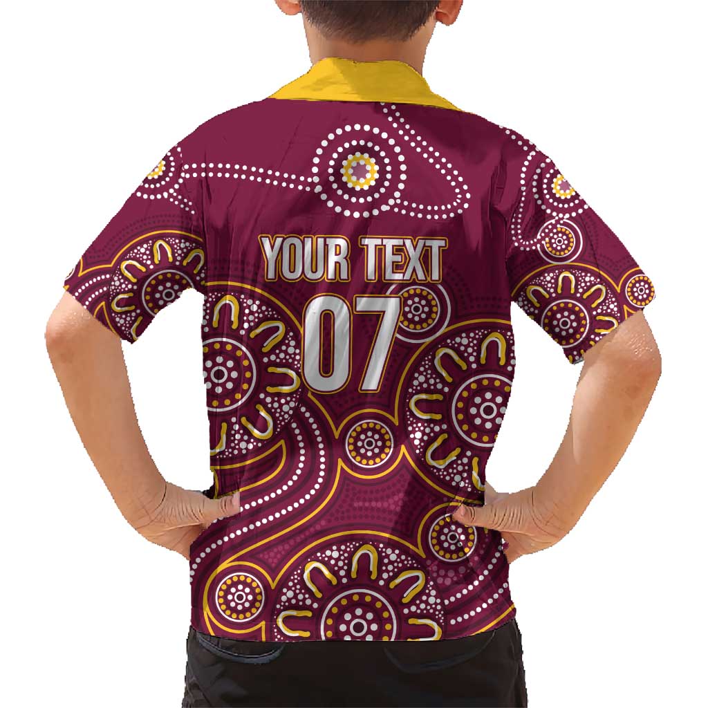 Brisbane Rugby NRL Custom Indigenous Kid Hawaiian Shirt The Mighty Broncos - Aussie Hoodie