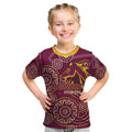 Brisbane Rugby NRL Custom Indigenous Kid T Shirt The Mighty Broncos - Aussie Hoodie