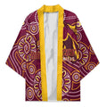 Brisbane Rugby NRL Custom Indigenous Kimono The Mighty Broncos - Aussie Hoodie