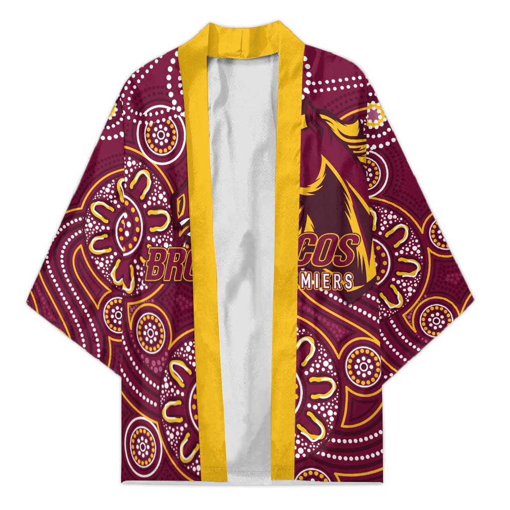 Brisbane Rugby NRL Custom Indigenous Kimono The Mighty Broncos - Aussie Hoodie