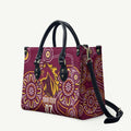 Brisbane Rugby NRL Custom Indigenous Leather Bag The Mighty Broncos - Aussie Hoodie