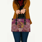 Brisbane Rugby NRL Custom Indigenous Leather Bag The Mighty Broncos - Aussie Hoodie