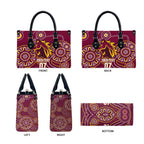 Brisbane Rugby NRL Custom Indigenous Leather Bag The Mighty Broncos - Aussie Hoodie