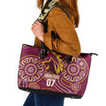 Brisbane Rugby NRL Custom Indigenous Leather Tote Bag The Mighty Broncos - Aussie Hoodie