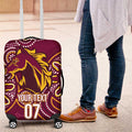 Brisbane Rugby NRL Custom Indigenous Luggage Cover The Mighty Broncos - Aussie Hoodie