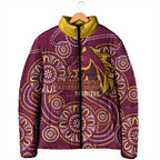 Brisbane Rugby NRL Custom Indigenous Padded Jacket The Mighty Broncos - Aussie Hoodie