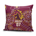 Brisbane Rugby NRL Custom Indigenous Pillow Cover The Mighty Broncos - Aussie Hoodie