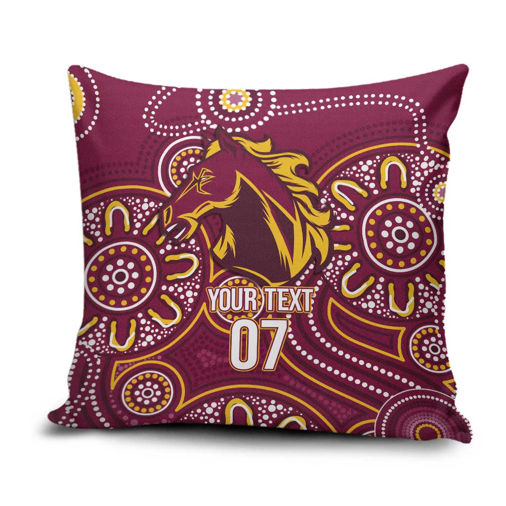 Brisbane Rugby NRL Custom Indigenous Pillow Cover The Mighty Broncos - Aussie Hoodie