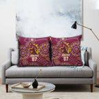 Brisbane Rugby NRL Custom Indigenous Pillow Cover The Mighty Broncos - Aussie Hoodie