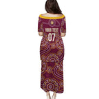 Brisbane Rugby NRL Custom Indigenous Puletasi The Mighty Broncos - Aussie Hoodie