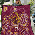 Brisbane Rugby NRL Custom Indigenous Quilt The Mighty Broncos - Aussie Hoodie