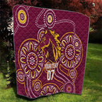 Brisbane Rugby NRL Custom Indigenous Quilt The Mighty Broncos - Aussie Hoodie